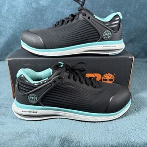 Timberland PRO Drivetrain Composite Safety Toe Black/Turquoise Women's Size 7.5